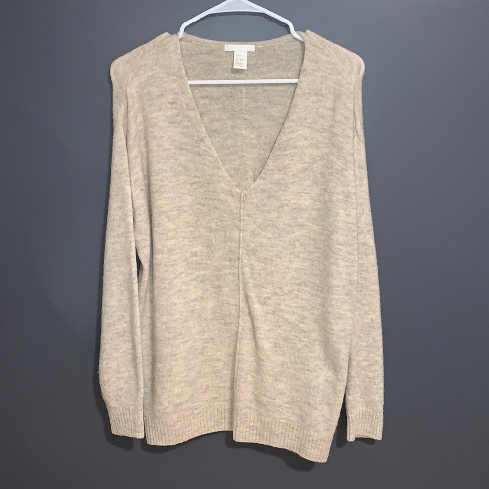 Oversized Beige Sweater